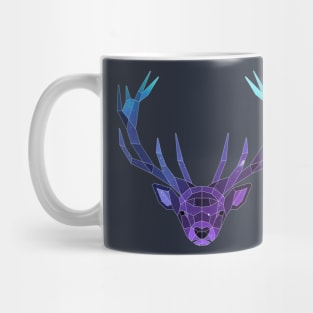 Galaxy Deer Geometric Animal Mug